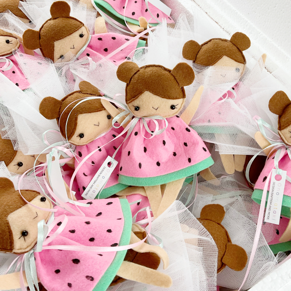 Μπομπονιέρα Κουκλίτσα - Καρπουζάκι - Image 5